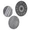 American Art Décor™ 3-Piece Dark Gray Contemporary Round 3-Piece Wall Décor Set
